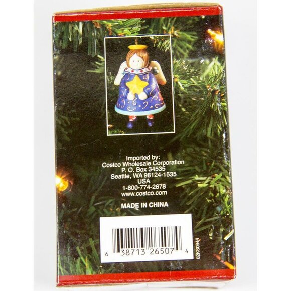 Kirkland Signature Porcelain Angel Bell Ornament w/Dangling Legs - Picture 10 of 11